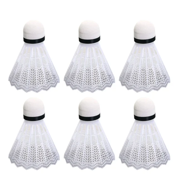 12pcs Plastic Badminton Practical Shuttlecocks Sports Supplies